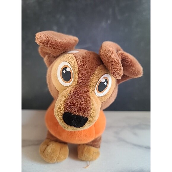 Ideal Toys Direct Hot Dog Plush Brown Puppy 10” Stuffed Animal, READ Description - Picture 4 of 10